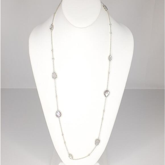 Kendra Scott Gwyneth Gold Strand Necklace NWT - Picture 3 of 16